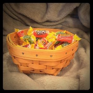 LONGABERGER SMALL SAGE BOOKING BASKET